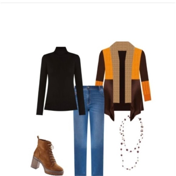 Cato’s Fashion Shawl Collared Cardigan fall color sweater cardigan size Large - Picture 12 of 12